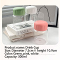 Glass Cups Transparent Mini Water Bottles Resistant Cold Travel Mug